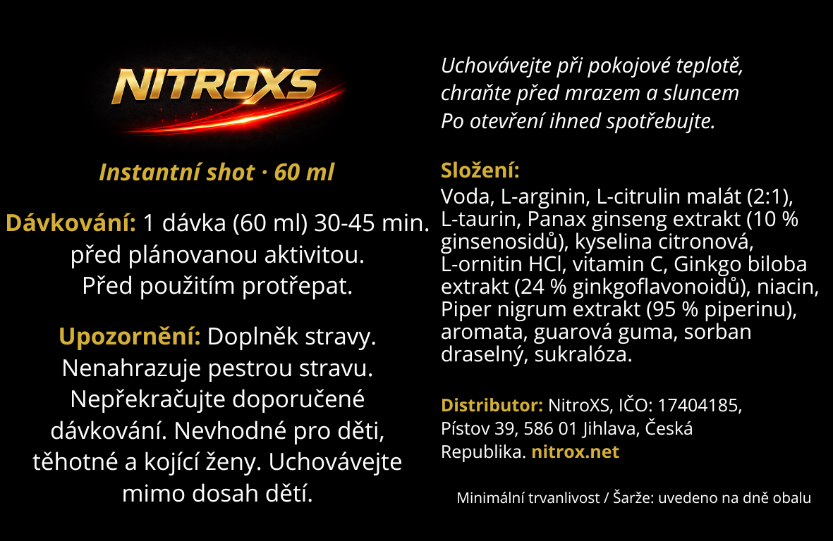 NitroXS - Startovací balení